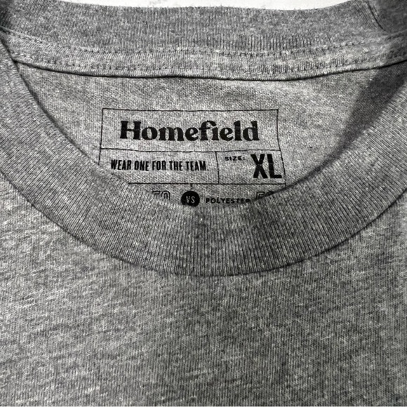 Homefield Gray Baylor Short Sleeve T-Shirt - Picture 4 of 4